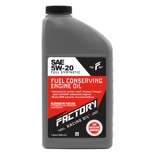 Factory Racing Parts Basic Oil Change Kit For Jeep 5W-20 Oil - 7 Quarts-1